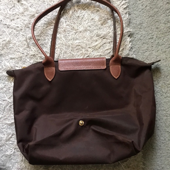 Longchamp Medium Nylon Tote in Brown - Picture 2 of 4